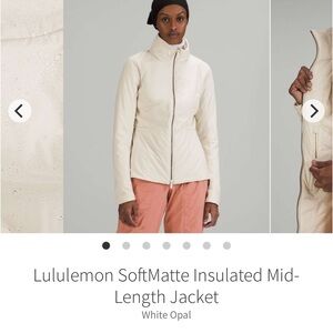 LULULEMON SOFT MATTE INSULATED JACKET